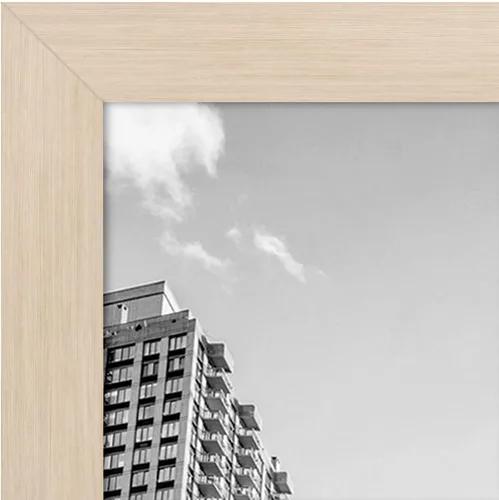 Vista 111 de Americanflat Portarretratos de 12 x 17 pulgadas con plexiglás pulido, marco de fotos color negro, marcos de fotos anchos hechos de madera