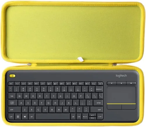 Vista 7 de Funda de viaje rígida Hermitshell EVA para teclado táctil inalámbrico Logitech K400 920-007119 Plus