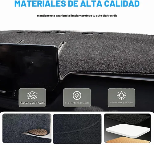 Vista 5 de Cubierta de salpicadero para Toyota RAV4 2025 2024 2023 2022 2021 2020 2019 cubierta de salpicadero protector almohadilla para accesorios Toyota
