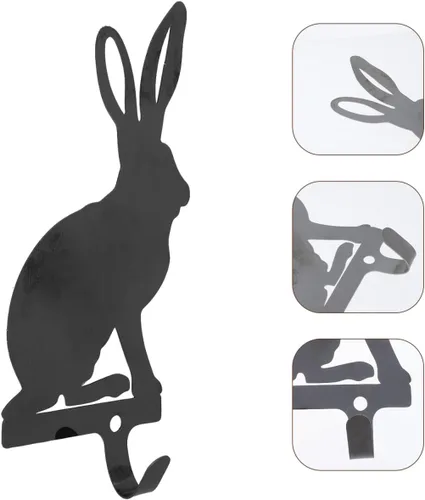 Vista 7 de Alipis Ganchos de almacenamiento para colgar en la pared, colgador de ropa, ganchos para toallas, gancho para sombreros, colgador de pared, gancho