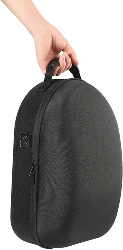 Vista 4 de Funda rígida compatible con Meta Quest 3 versión VR Gaming Headset y controladores táctiles, accesorios Travel VR Quest 3, adecuado para viajes