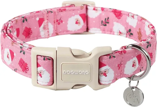 Vista 56 de DOGWONG Collar de perro de San Valentín, collar de perro con estampado de corazones para perros grandes, lindos collares de primavera, hembra
