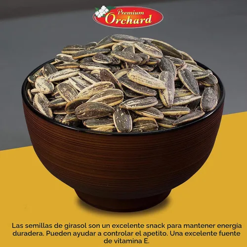 Vista 4 de MIXED NUTS - Semillas de girasol tostadas de Premium Orchard – Semillas de girasol originales ligeramente saladas en cáscara con sal marina, sin