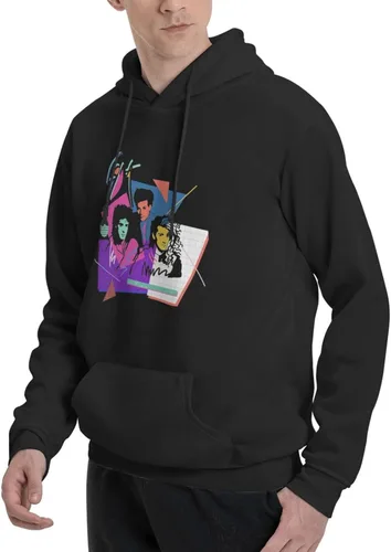 Vista 3 de furno Soda - Sudadera con capucha estéreo para hombre, casual, con bolsillos