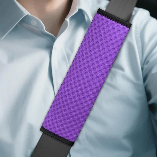 Vista 25 de 2 fundas para cinturón de seguridad de automóvil, almohadillas suaves para cinturón de seguridad, fundas para el cuello, protector de correa