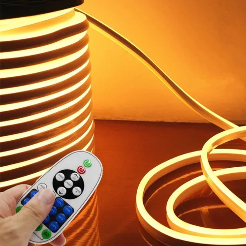 Vista 25 de Tira de luces LED de neón (110 – 120 V, 60 ledes/m, resistente al agua, 5050 SMD, con control remoto)