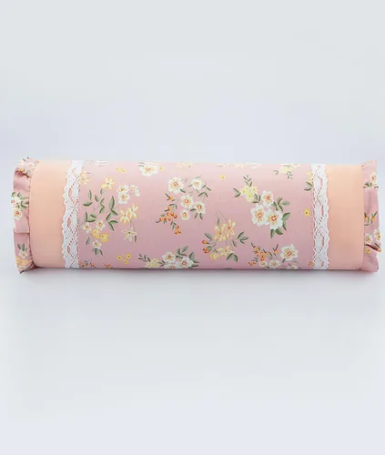 Vista 15 de Almohada cervical de trigo sarraceno para dormir, almohada ajustable para alivio del cuello con funda de almohada lavable, cojín cilíndrico redondo