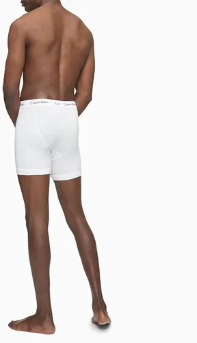Vista 2 de Calvin Klein - Ropa interior de algodón elástico tipo bóxer brief para hombre, paquete de 3