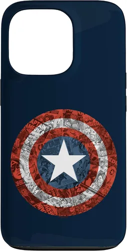 Vista 10 de Marvel Funda de escudo cómico del Capitán América para iPhone 17
