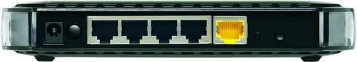 Vista 3 de Router inalámbrico RangeMax (WNR1000 100 NAS (G54/N150)), de Netgear , Negro