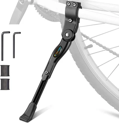 Vista 8 de TOPCABIN Soporte ajustable de aleación de aluminio para bicicleta, negro, para bicicletas de 24 a 28 pulgadas