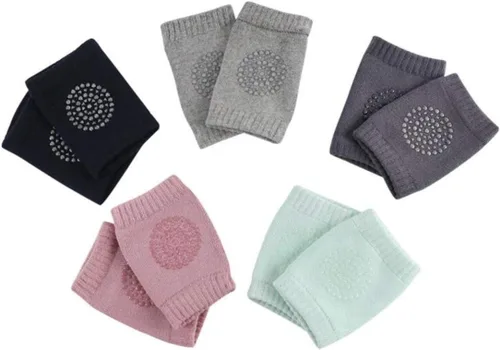 Vista 9 de Rodilleras antideslizantes para bebés y niños pequeños, rodilleras de algodón transpirables y cómodas, protectores de seguridad anticaídas