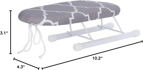 Vista 10 de Funda para tabla de planchar, mini tabla de planchar, tabla de planchar, mini tabla de planchar, manga plegable, puños, cuello, mesa de planchar