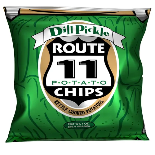 Vista 18 de Route 11 varias papas fritas (pepinillo de eneldo, 2 oz (30 ct))