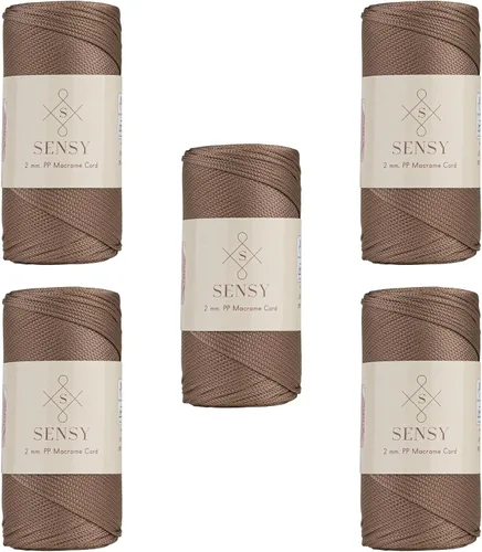 Vista 157 de Sensy Premium 2mm 229.5 metros de cuerda de poliéster 100% cordón de polipropileno Cordón de macramé 2mm Cordón para bolso de crochet Hilo