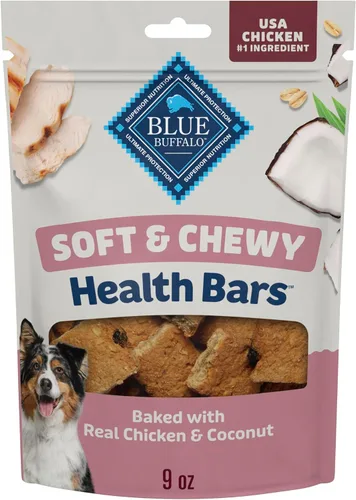 Vista 10 de Blue Buffalo Health Bars Golosinas suaves y masticables de pollo y manzanas