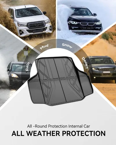 Vista 8 de Revestimiento de carga para Honda Accord Sedan 2018-2026 (Gasolina y Híbrido) - AOMSAZTO Alfombra de carga personalizada para Accord
