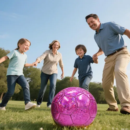 Vista 4 de ABAJI Balón de fútbol tamaño 3 4 5 patrón brillante cuero suave práctica entrenamiento regalo de fútbol para niños niñas viene con aguja de bomba