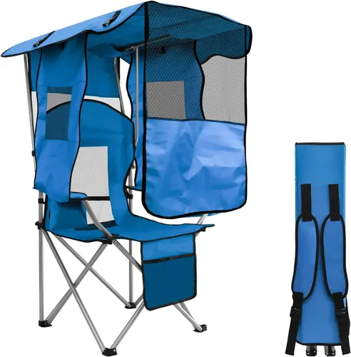 Vista 8 de Silla de camping, silla plegable portátil para interiores y exteriores