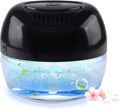 Vista 14 de Limpiador de Aire Lavador de Aire, Difusor de Aromas para Aire Fresco para el Hogar, Oficina, Purificador de Aire con Luz Nocturna (Negro)