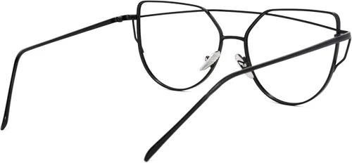 Vista 5 de Zeelool Selina FM0088 - Gafas de metal con bloqueo de luz azul 100% protección UV400