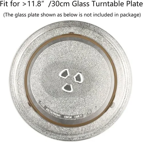 Vista 3 de Anillo giratorio de microondas, bandeja para horno de microondas de 8.7 pulgadas, anillo de soporte de rodillo giratorio para placa de vidrio grande