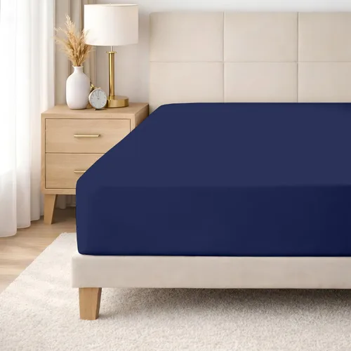 Vista 59 de SGI bedding 100% Egyptian Cotton 600 TC Twin Size Fitted Sheet Only Soft, Smooth Sateen Weave 15" inch Deep Pocket Fitted Bed Sheet - White