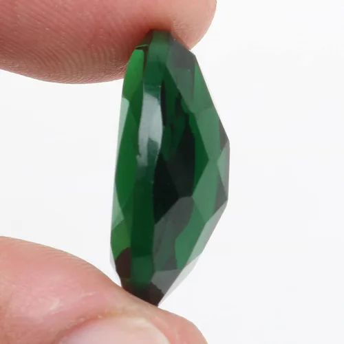 Vista 3 de REAL-GEMS Piedra preciosa suelta Amatista verde 19.95 Ct La mejor forma ovalada Piedra preciosa suelta, Gema, amatista de imitación