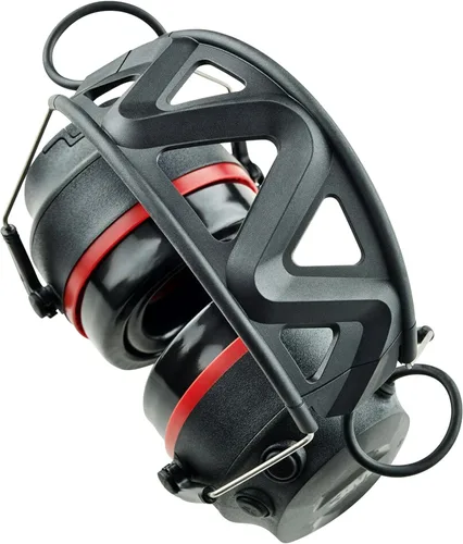 Vista 12 de 3M Pro-Protect + Cojines de Gel - Protector auditivo electrónico, clasificación de reducción de ruido (NRR) de 26 dB, orejeras Bluetooth, altavoces