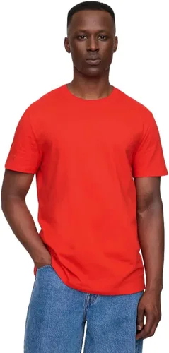 Vista 13 de Camiseta de cuello redondo Gap para hombre, mangas cortas, estilo casual Negro