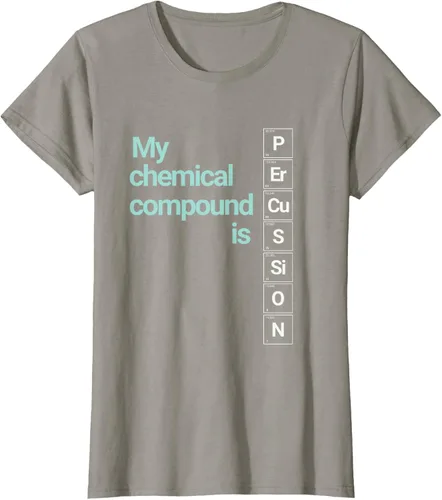 Vista 36 de Percussion Band Geek My Chemical Compound T-Shirt