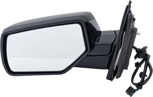 Vista 59 de Kool Vue - Espejo calefactable izquierdo para Chevrolet Silverado 1500 GMC Sierra 1500 2007-2013 plegable eléctrico con luz de señal y lámpara