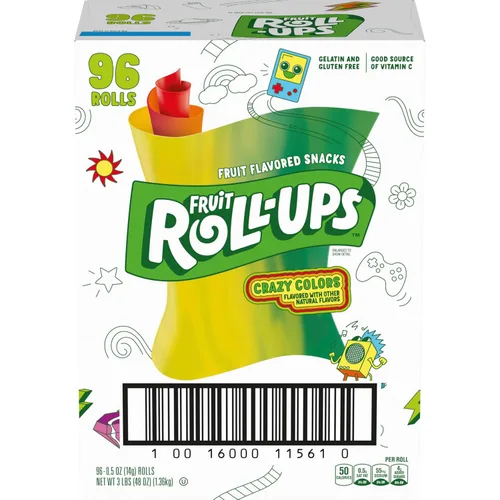 Vista 8 de Betty Crocker Rollo de frutas, Blastin' Berry Hot Colors, 0.5 onzas, 96