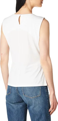Vista 3 de Calvin Klein - Camisola sin mangas con cuello plisado para mujer
