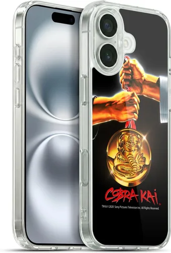 Vista 87 de Head Case Designs Funda de gel suave con licencia oficial de Cobra Kai Gold Medal Graphics compatible con Apple iPhone 7 Plus/iPhone 8 Plus