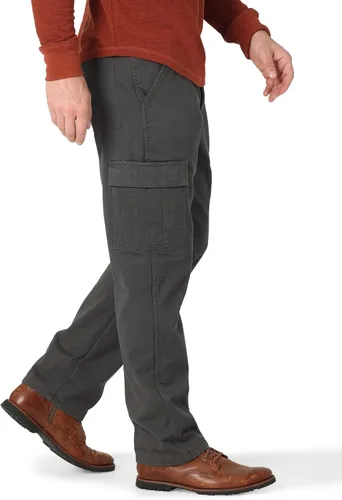 Vista 5 de Wrangler Authentics - Pantalón tipo cargo con forro de vellón para hombre