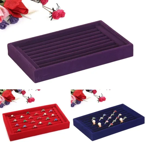 Vista 3 de Shlutesoy - Organizador de anillos, color morado, Azul, 1