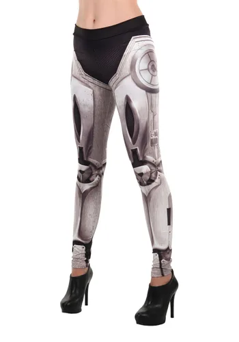 Vista 4 de Leggings Biónicos Estampados Multicolor