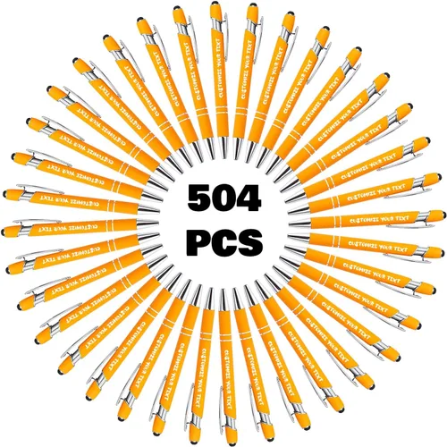 Vista 95 de AIFLM Bolígrafos personalizados con nombre a granel hasta 500 unidades de bolígrafos grabados gratis con tu nombre y texto para negocios
