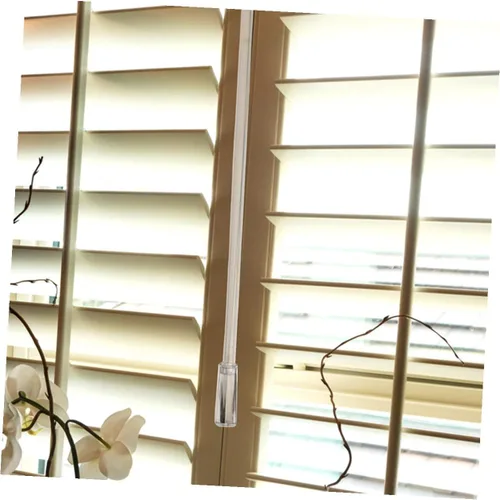 Vista 5 de Varilla de inclinación para ciega, varilla vertical de 21 pulgadas, pieza de repuesto de plástico para abridor de persianas de ventana larga, barra