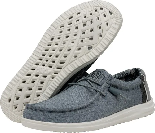 Vista 3 de Hey Dude Wally H2O para hombre Mocasines para hombre Zapatos sin cordones para hombre Cómodos y ligeros