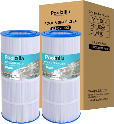 Vista 9 de Poolzilla Repuesto para filtro de piscina Pentair CC100, CCRP100, PAP100, PAP100-4, Unicel C-9410, R173215, Filbur FC-0686, 59054200, 160316