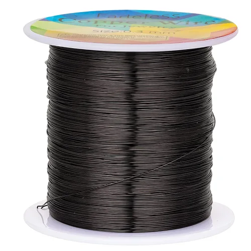 Vista 49 de Alambres de cobre resistentes al deslustre de 65.6 pies, alambre de cobre para electrocultura en jardinería, alambre de cobre de calibre 16, cables