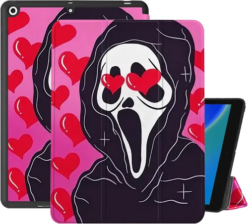 Vista 9 de Compatible con iPad de 10.2 pulgadas, Funda de 9ª/8ª/7ª Generación (2021/2020/2019) con Soporte para Lápiz/Parte Trasera de TPU Suave con Función