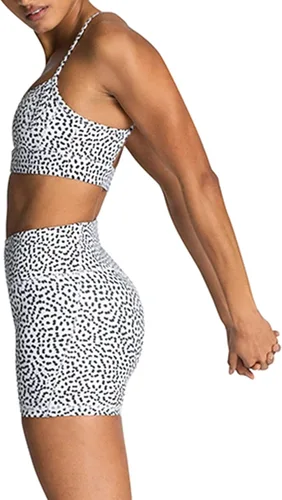 Vista 4 de IMEKIS Womens Workout Sets 2 Piece Yoga Outfit High Waisted Biker Shorts Leggings Sports Bra Gym Fitness Clothes Tracksuit