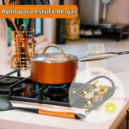 Vista 5 de F271239 Kit de conexión universal para electrodomésticos de gas de una sola