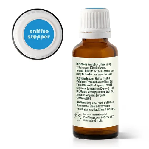 Vista 7 de KidSafe mezcla de aceites esenciales sin diluir para tratar el resfrío, de grado terapéutico