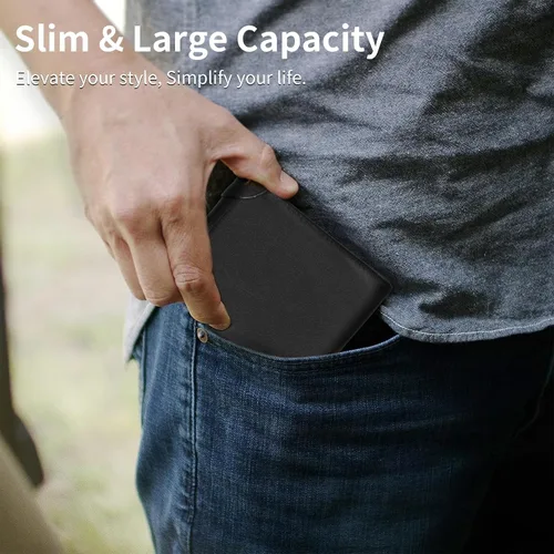 Vista 4 de Swallowmall Cartera RFID para hombre