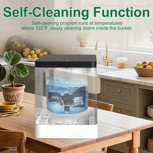 Vista 7 de 3L Compostador Eléctrico para Cocina, Contenedor de Compostaje de Encimera, Modelo Inteligente de Un Toque, Manejo de Residuos de Cocina, con Triple