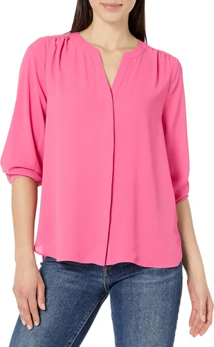 Vista 27 de Blusa petite para mujer con manga 3/4 de la marca NYDJ Alicia Glen
